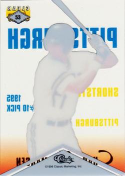 1996 Classic Clear Assets #53 Chad Hermansen Back