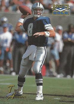 1995 Classic Assets Gold #28 Troy Aikman Front