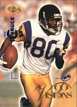 1996 Classic Visions #74 Isaac Bruce Front