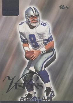1996 Classic Visions #122 Troy Aikman Front