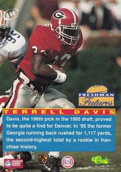 1996 Classic Visions #144 Terrell Davis Back