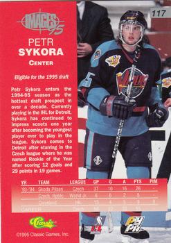 1995 Classic Images Four Sport #117 Petr Sykora Back