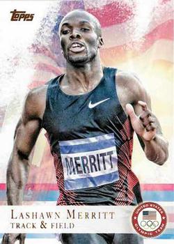 2012 Topps U.S. Olympic Team & Hopefuls #22 Lashawn Merritt Front