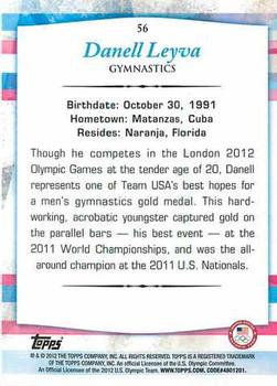 2012 Topps U.S. Olympic Team & Hopefuls #56 Danell Leyva Back