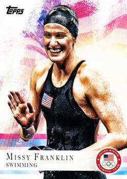 2012 Topps U.S. Olympic Team & Hopefuls #59 Missy Franklin Front