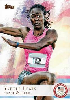 2012 Topps U.S. Olympic Team & Hopefuls #94 Yvette Lewis Front