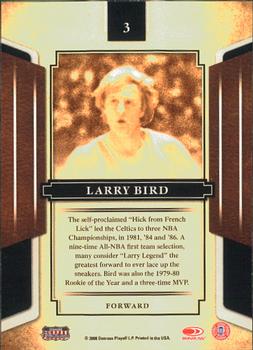 2008 Donruss Sports Legends #3 Larry Bird Back