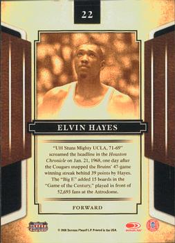 2008 Donruss Sports Legends #22 Elvin Hayes Back