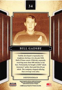 2008 Donruss Sports Legends #34 Bill Gadsby Back