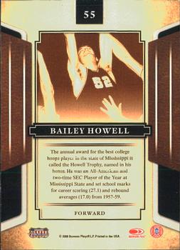 2008 Donruss Sports Legends #55 Bailey Howell Back