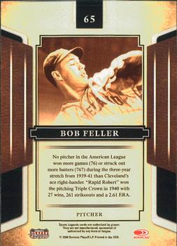 2008 Donruss Sports Legends #65 Bob Feller Back