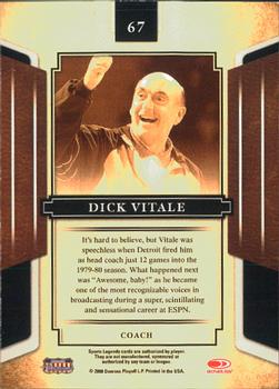 2008 Donruss Sports Legends #67 Dick Vitale Back