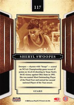 2008 Donruss Sports Legends #117 Sheryl Swoopes Back