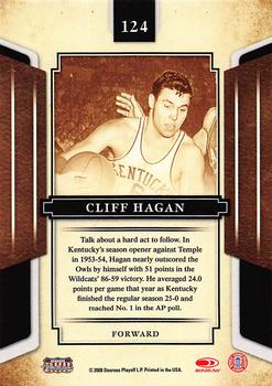 2008 Donruss Sports Legends #124 Cliff Hagan Back
