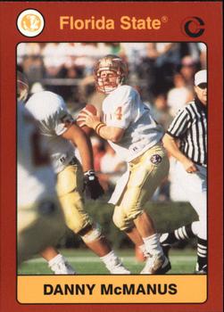 1990-91 Collegiate Collection Florida State Seminoles #27 Danny McManus Front