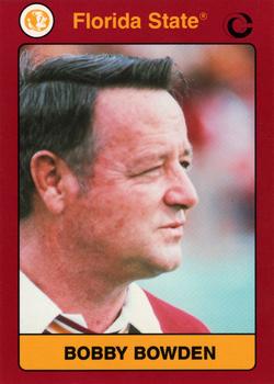 1990-91 Collegiate Collection Florida State Seminoles #78 Bobby Bowden Front