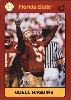 1990-91 Collegiate Collection Florida State Seminoles #94 Odell Haggins Front