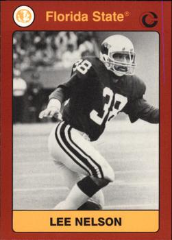 1990-91 Collegiate Collection Florida State Seminoles #132 Lee Nelson Front