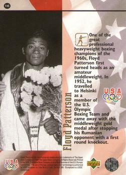 1996 Upper Deck USA Olympicards #16 Floyd Patterson Back