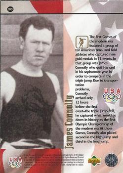 1996 Upper Deck USA Olympicards #20 James Connolly Back