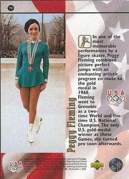 1996 Upper Deck USA Olympicards #70 Peggy Fleming Back