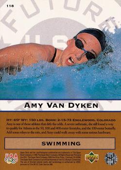 1996 Upper Deck USA Olympicards #118 Amy Van Dyken Back
