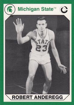 1990 Collegiate Collection Michigan State Spartans #103 Robert Anderegg Front