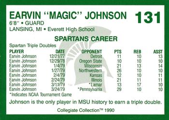 1990 Collegiate Collection Michigan State Spartans #131 Earvin 