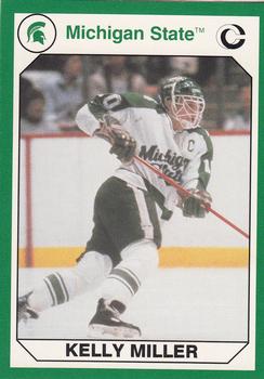 1990 Collegiate Collection Michigan State Spartans #145 Kelly Miller Front