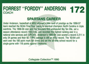 1990 Collegiate Collection Michigan State Spartans #172 Forrest 
