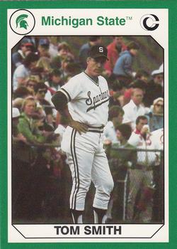 1990 Collegiate Collection Michigan State Spartans #195 Tom Smith Front