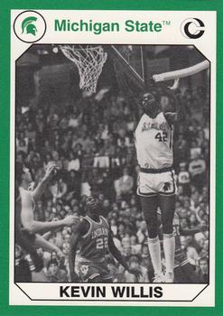 1990 Collegiate Collection Michigan State Spartans #119 Kevin Willis Front