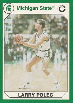 1990 Collegiate Collection Michigan State Spartans #162 Larry Polec Front