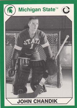 1990 Collegiate Collection Michigan State Spartans #69 John Chandik Front