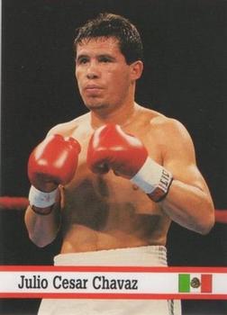1993 Fax Pax World of Sport #10 Julio Cesar Chavez Front