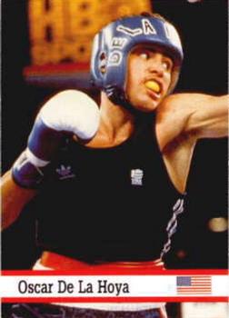 1993 Fax Pax World of Sport #29 Oscar De La Hoya Front