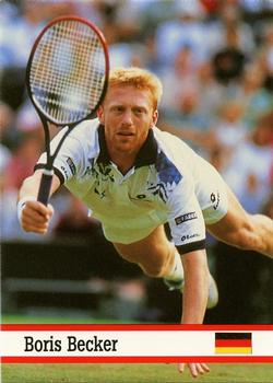 1993 Fax Pax World of Sport #38 Boris Becker Front