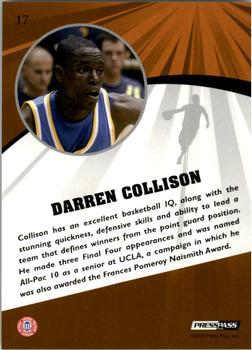 2009 Press Pass Fusion #17 Darren Collison Back