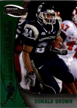2009 Press Pass Fusion #39 Donald Brown Front