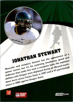 2009 Press Pass Fusion #57 Jonathan Stewart Back