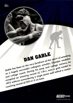 2009 Press Pass Fusion #86 Dan Gable Back