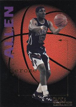 1995 Signature Rookies Fame and Fortune #2 Jerome Allen Front