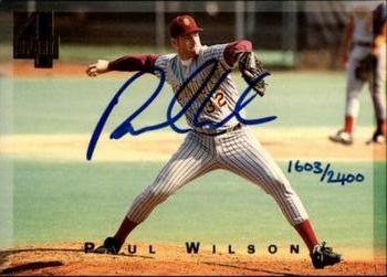 1994 Classic Four Sport - Autographs #NNO Paul Wilson Front