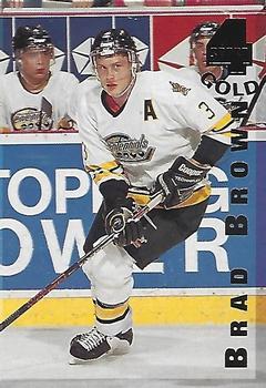 1994 Classic Four Sport - Gold #132 Brad Brown Front