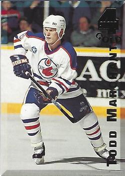 1994 Classic Four Sport - Gold #140 Todd Marchant Front