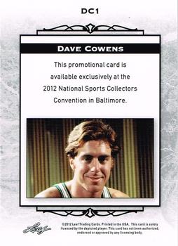 2012 Leaf National Convention #DC1 Dave Cowens Back
