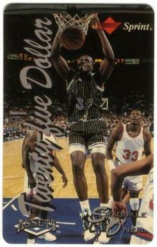1994-95 Classic Assets - Phone Cards $25 #NNO Shaquille O'Neal Front