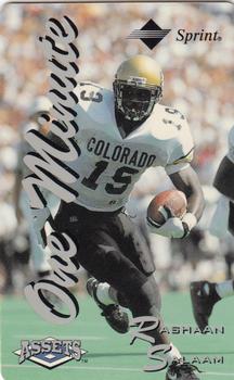 1994-95 Classic Assets - Phone Cards One Minute #NNO Rashaan Salaam Front