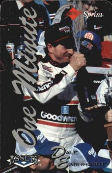 1994-95 Classic Assets - Phone Cards One Minute #NNO Dale Earnhardt Front
