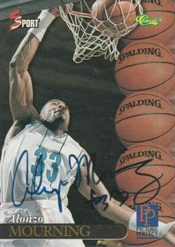 1995 Classic Five Sport - Autographs #NNO Alonzo Mourning Front